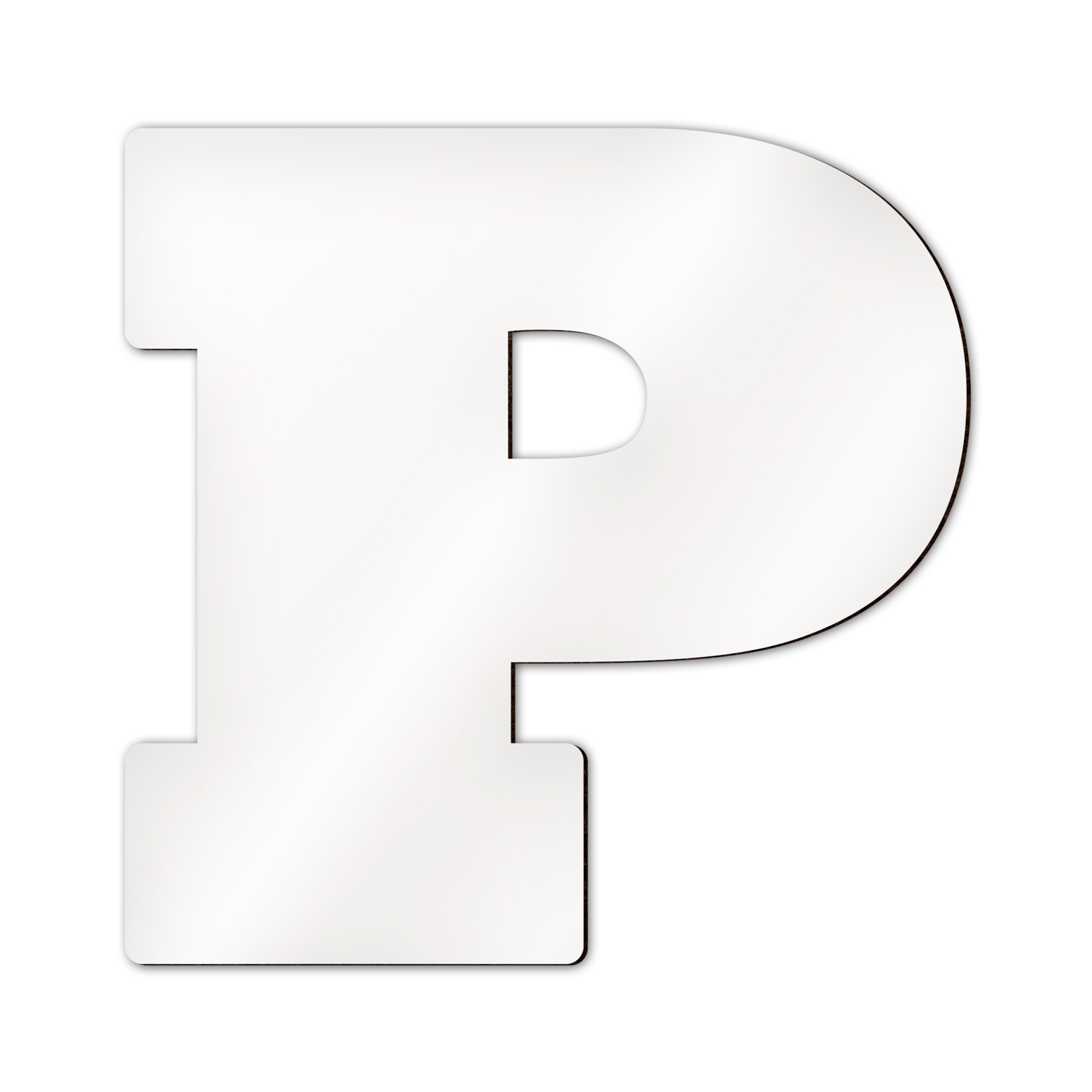 Lettres d’alphabet et caractères spéciaux Sublistar® en MDF, Hauteur 14 cm, 3 mm d'épaisseur, 100 pcs./carton