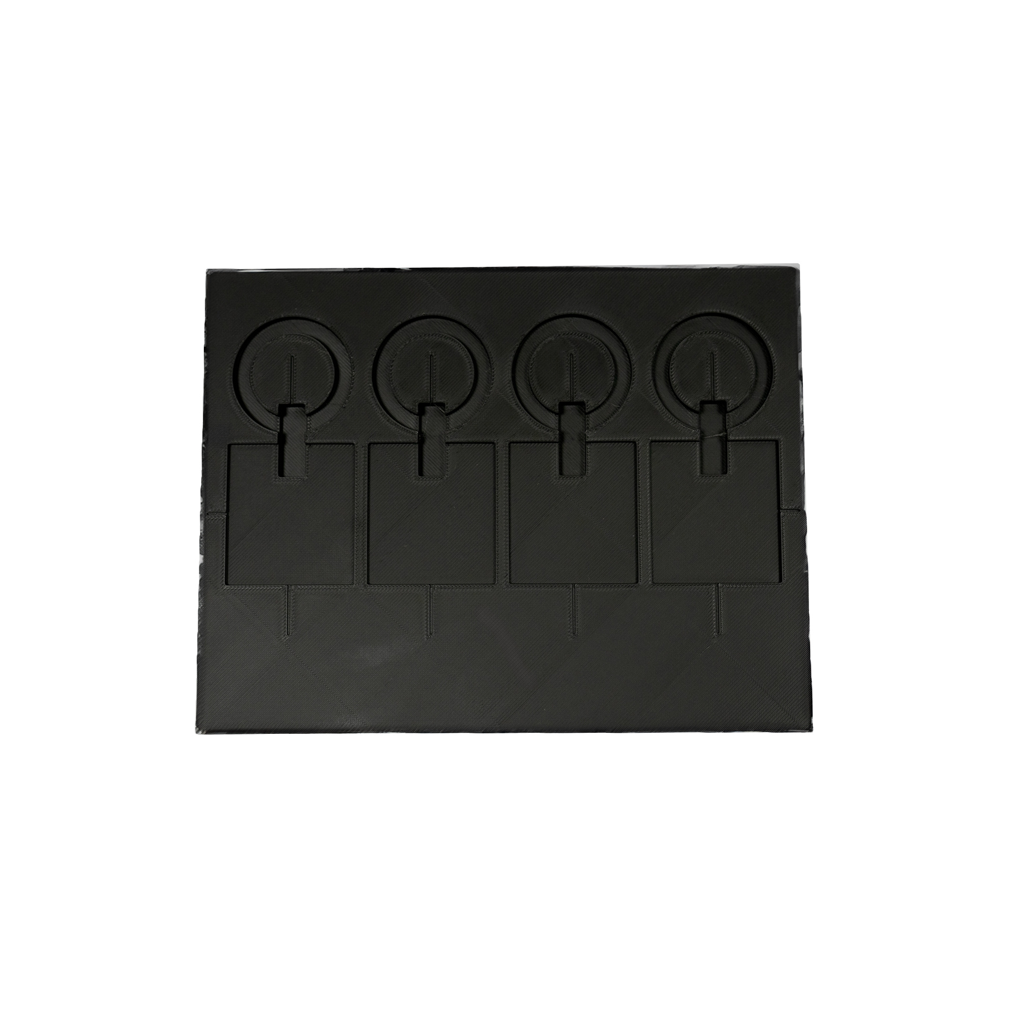 Jig/Adapter für Lasergravur & UV-Druck, div. Ausführungen, inkl. Zentrierhilfen