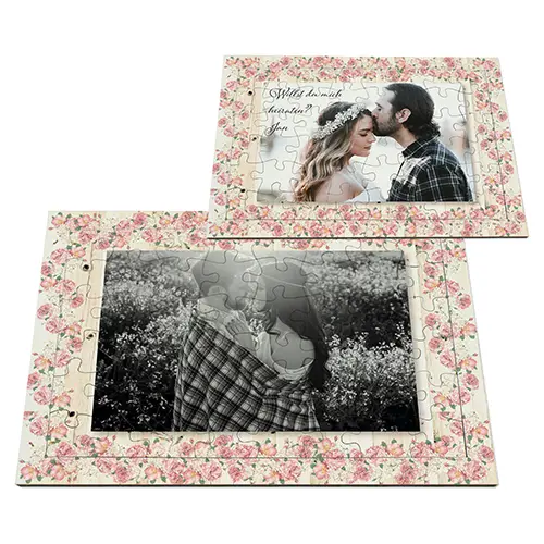 Sublistar® Holzpuzzle mit Rahmen, div. Ausführungen