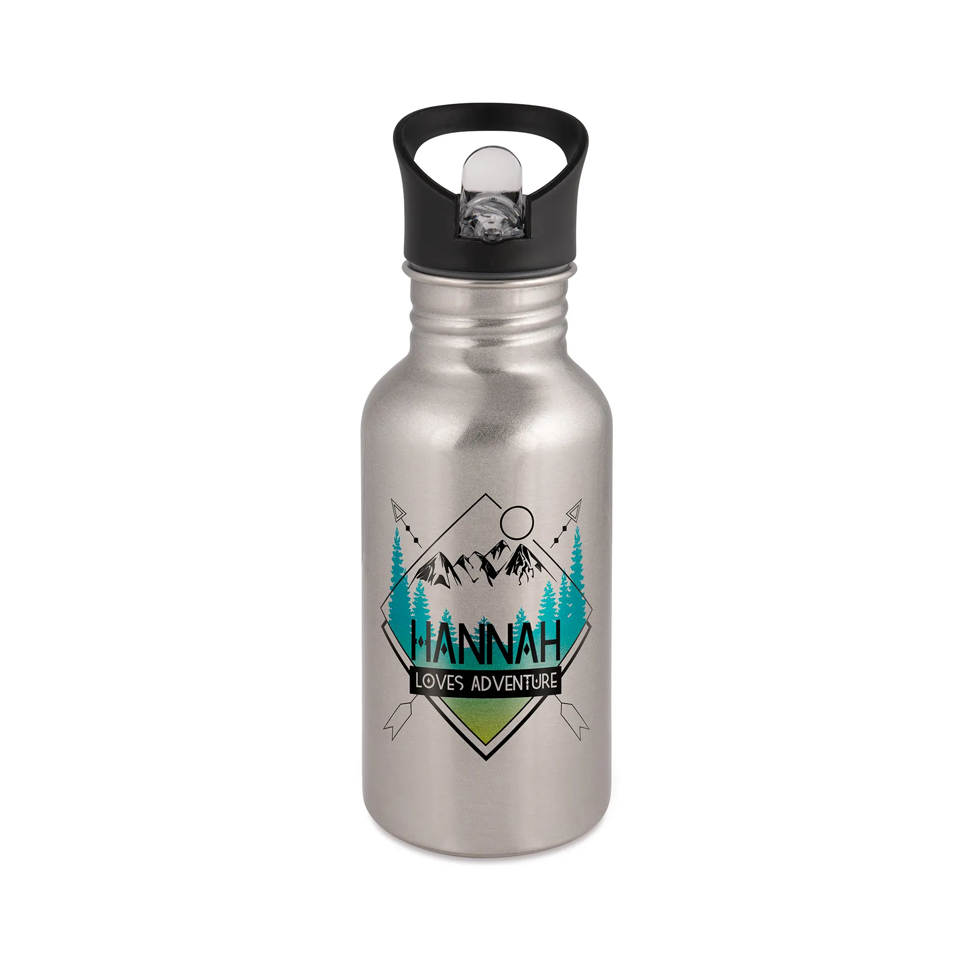 Edelstahl-Trinkflasche, 500 ml