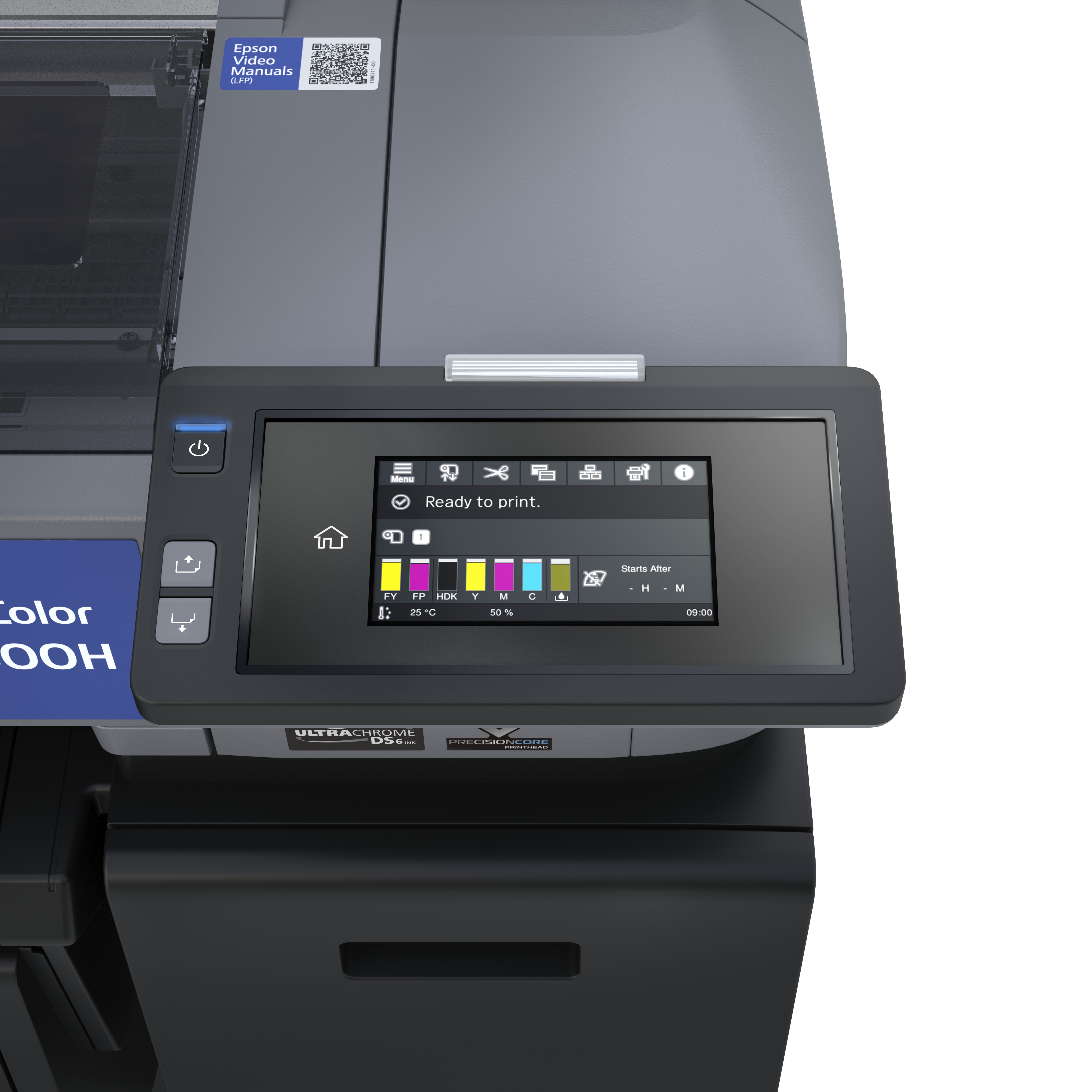 Epson SureColor SC-F6400H, Fluorescent Pink/Yellow, Maximale Druckbreite bis 1118 mm, inkl. Aufrolleinheit