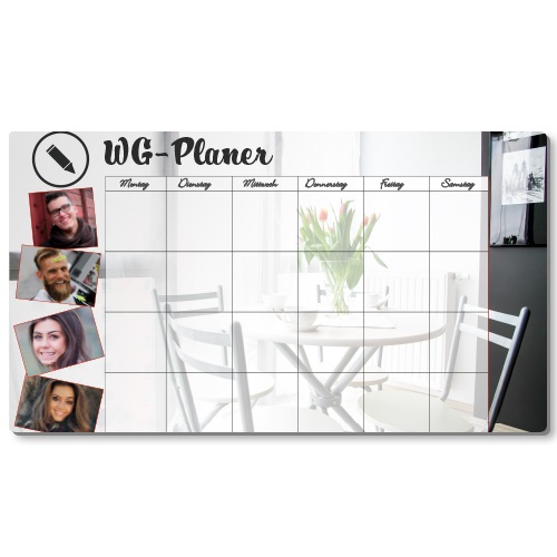 UNISUB Hartfaser Tafel, 235 x 140 x 3 mm, einseitig bedruckbar, Ecken gerundet