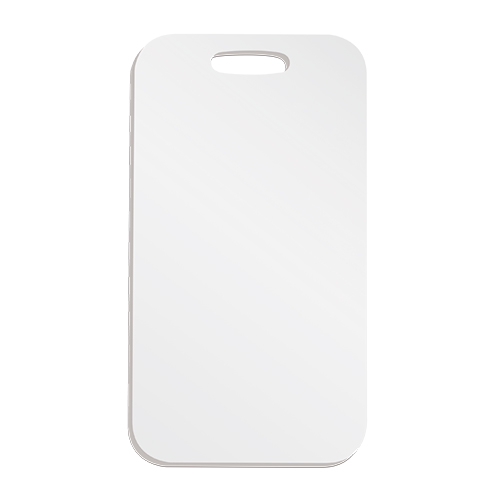 UNISUB etiquette à bagage, taille 75 x 140 mm, Imprimable recto-verso, couleur blanc brillant, 50 pcs./carton