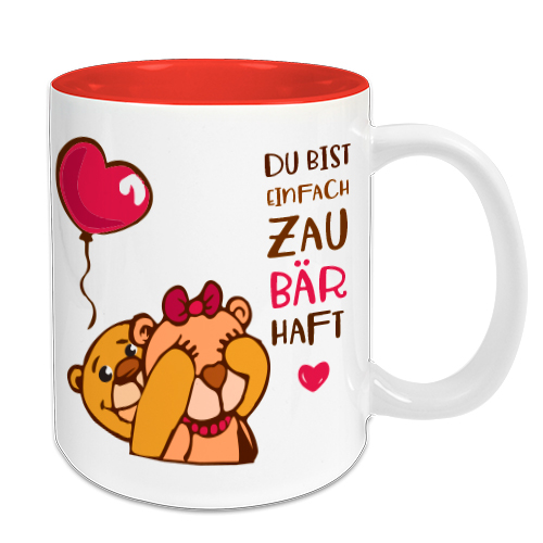 Tasse en céramique TWO TONES 11oz, Sublistar®-Coating, diverses couleurs