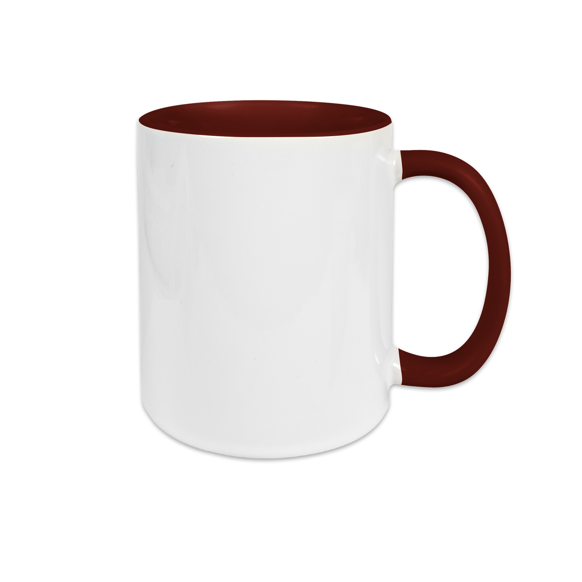 Tasse en céramique TWO TONES & HANDLE 11oz, DURAGLAZE, divers coloris