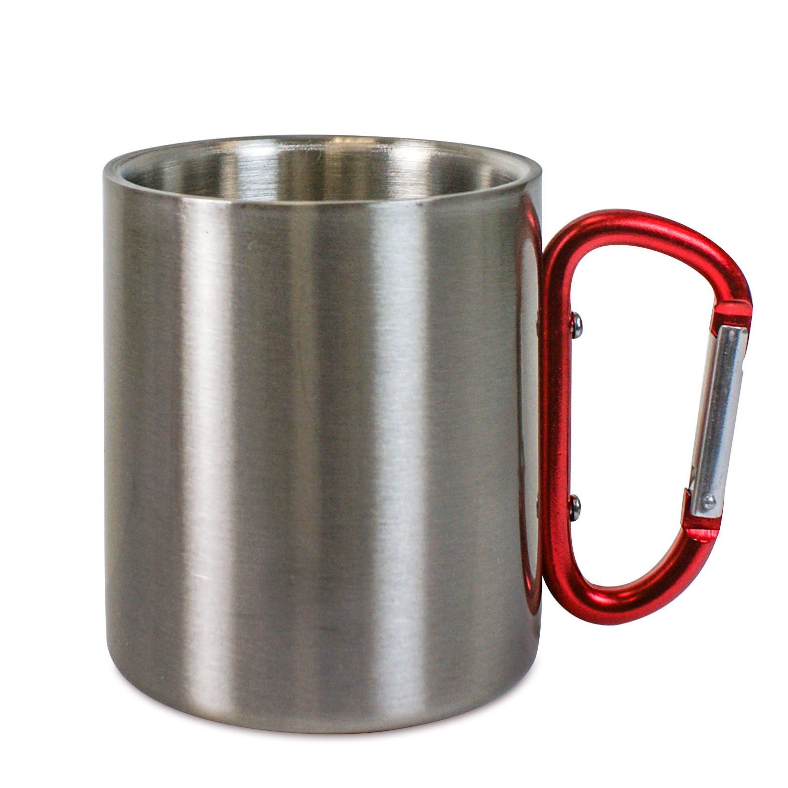 Edelstahltasse TREK-, mit Karabiner, für Sublimation