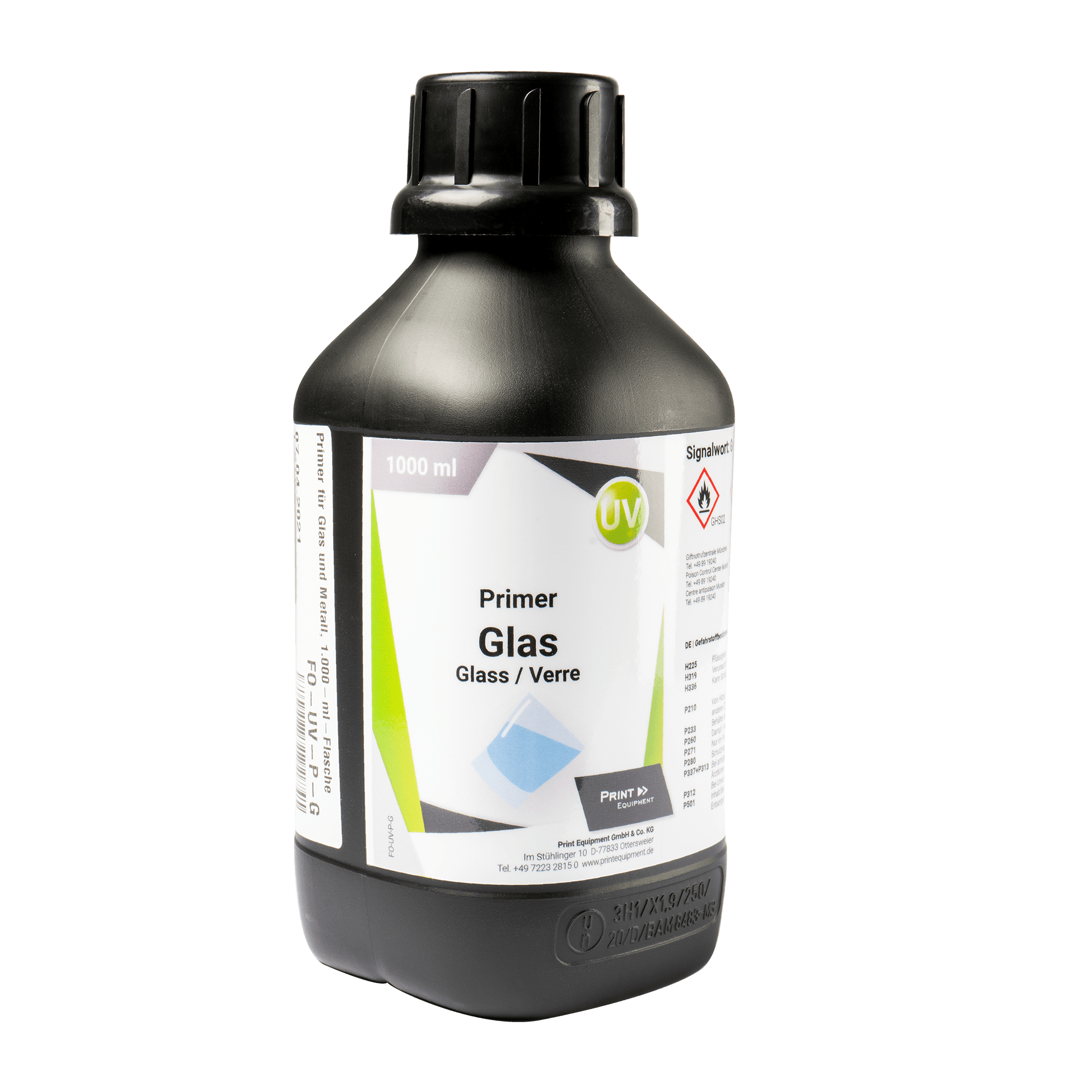 Primer for glass and metal, bottle 1.000 ml, for XPJ 461UF/661UF, 1462UF