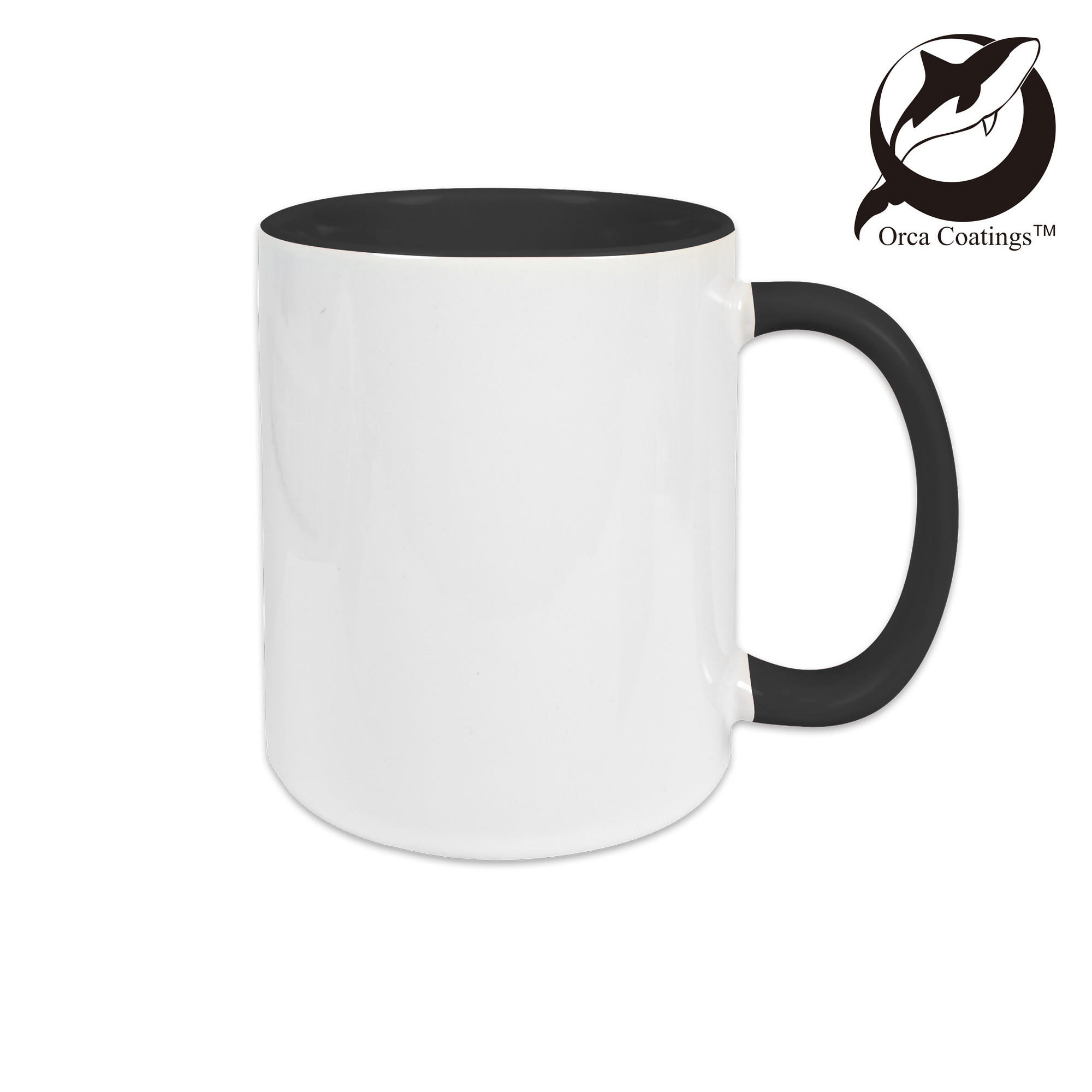 Tasse en céramique TWO TONES & HANDLE 11oz, Orca™ Coating, divers coloris