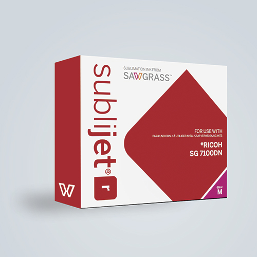 SubliJet-R pour Ricoh SG 7100DN, cartouche de 68/75 ml, divers couleurs