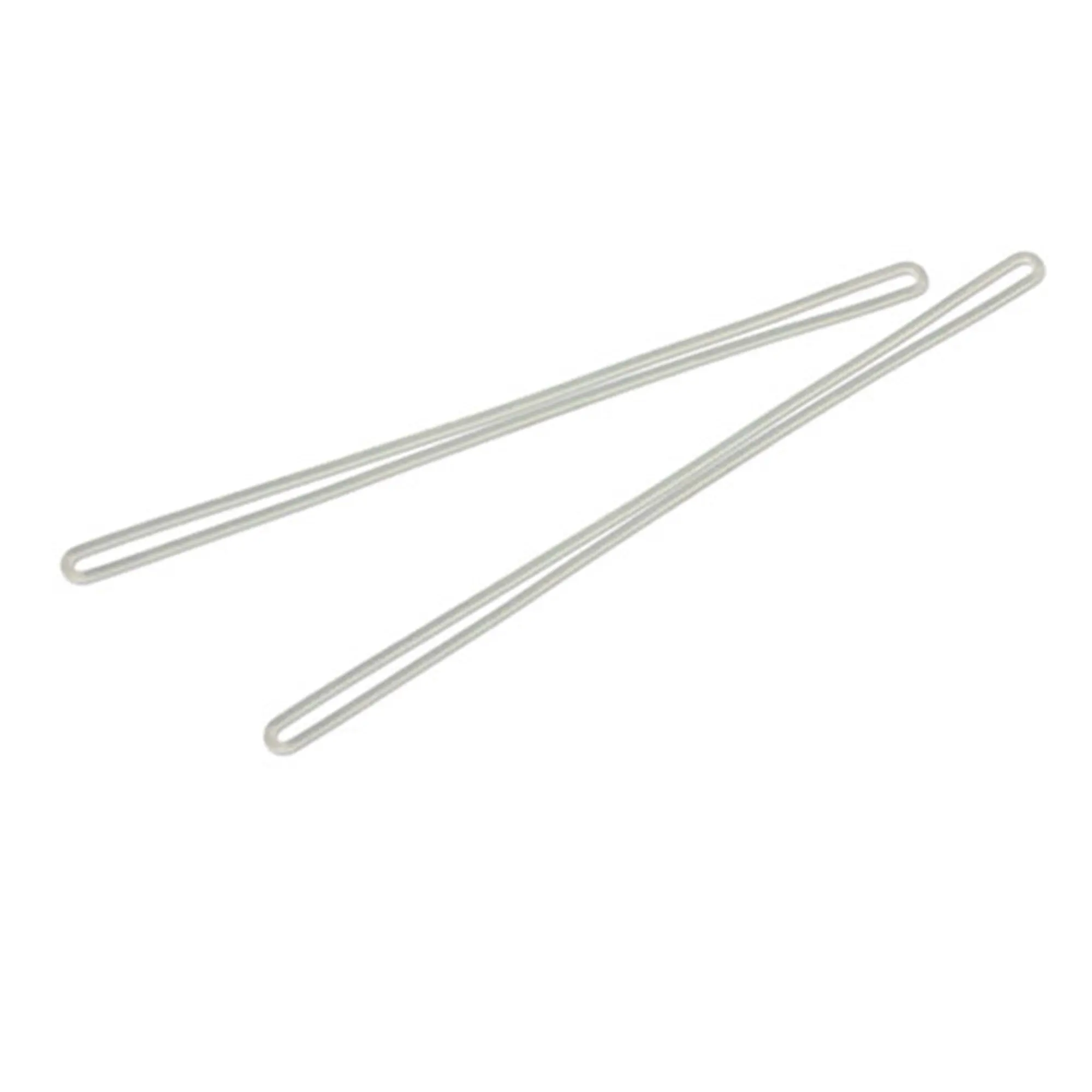 Silikon Schlaufenband transparent, Länge 180 mm, Ø ca. 5 mm