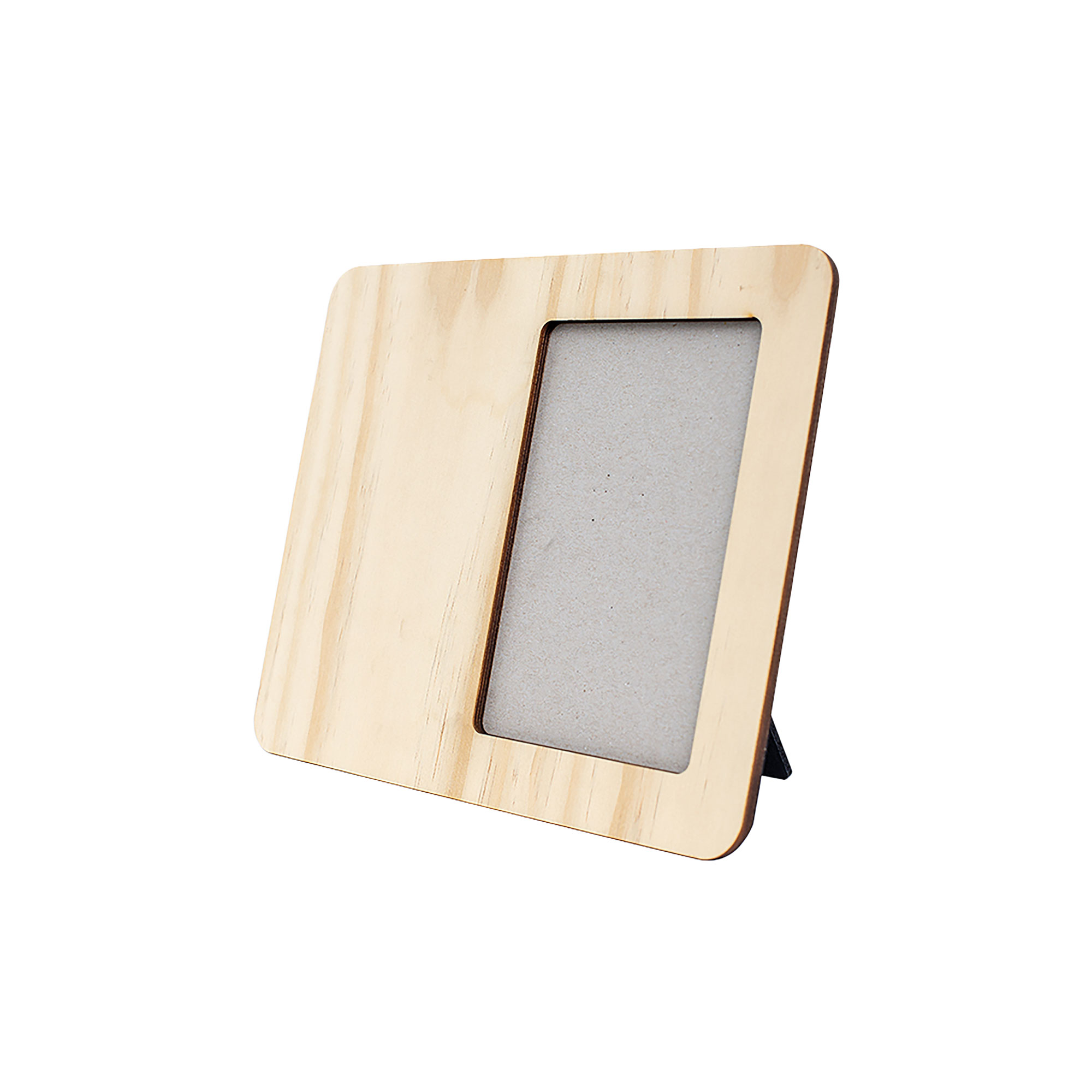 Sperrholz-Bilderrahmen 203 x 254 mm mit Fotoausschnitt 102 x 152 mm, Farbe Natur mit Holzmaserung, div. Ausführungen