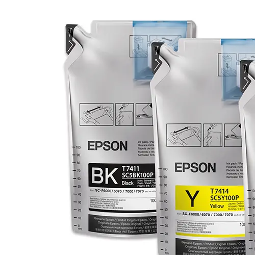 Epson UltraChrome DS, für SureColor F6000/F6200/F7200/F9200/F9300, 1.000 ml Beutel, verschiedene Farben
