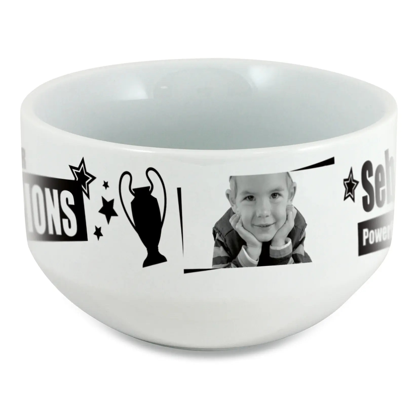 Bol de céréales en céramique, taille Ø 137 mm, couleur blanc, hauteur 83 mm, 4 pcs./lay, 24 pcs./carton