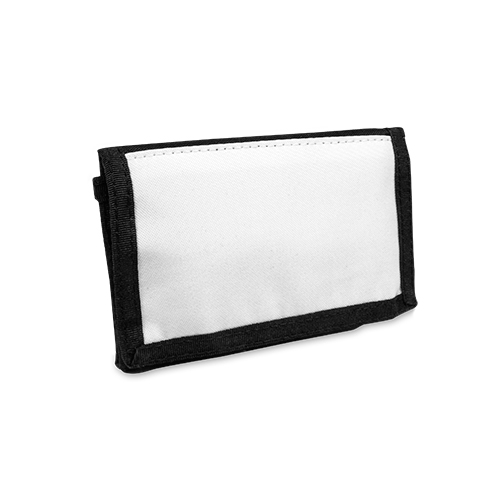 Portefeuille avec velcro, couleur noir, taille 130 x 90 mm, 200 pcs./carton