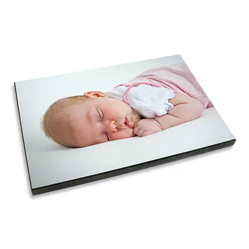 ChromaLuxe Wandtafel weiß-glänzend 200 x 300 x 16 mm, Rahmenfarbe Schwarz