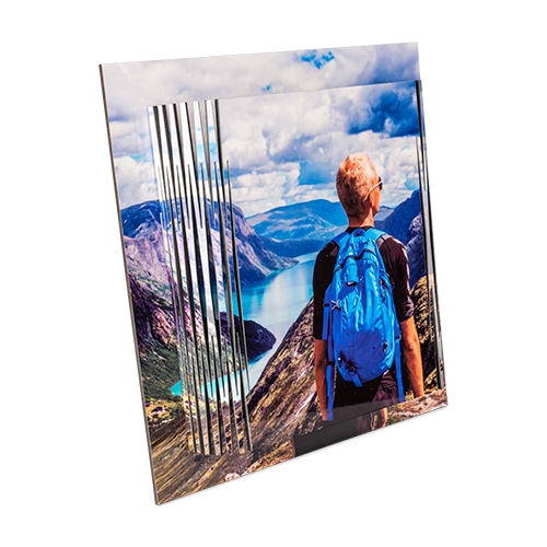 Kreative Fototafel aus 3 mm starker Hartfaserplatte, Set aus 2 Teilen, verschiedene Größen