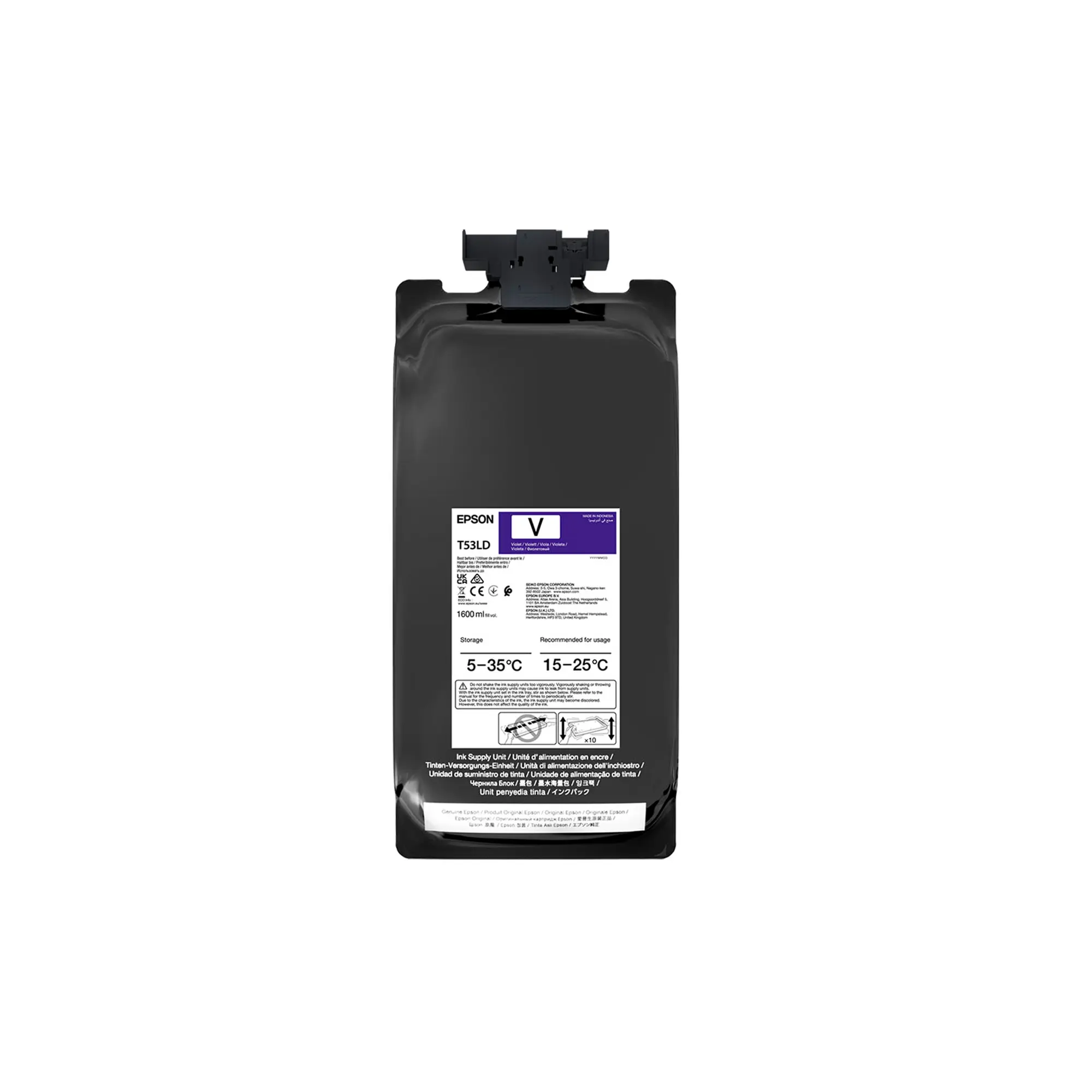 Epson UltraChrome DS, für SureColor EP-F6400-OV, EP-F9500-OV, 1.600 ml Kartusche, Violet