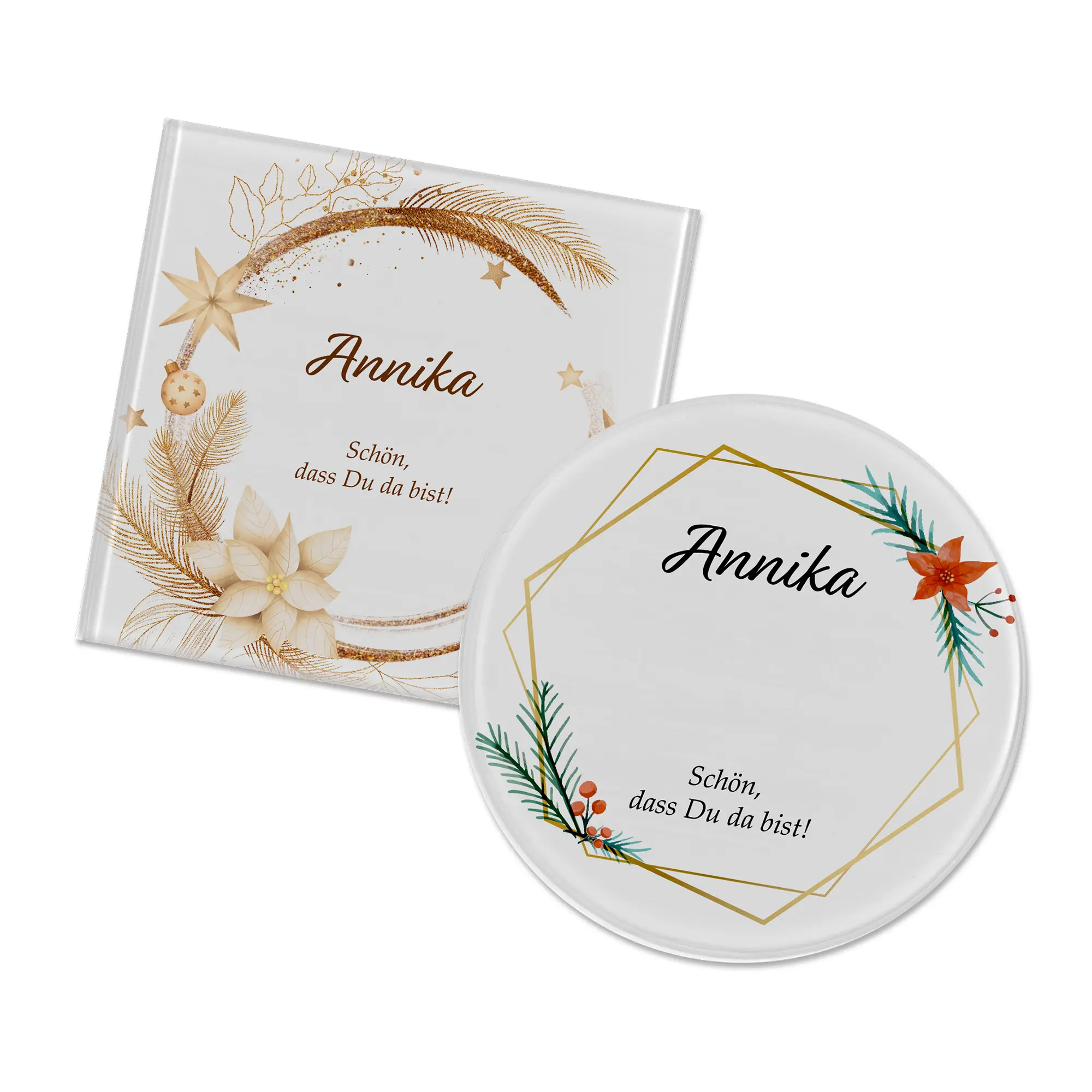 Glas-Untersetzer, div. Größen