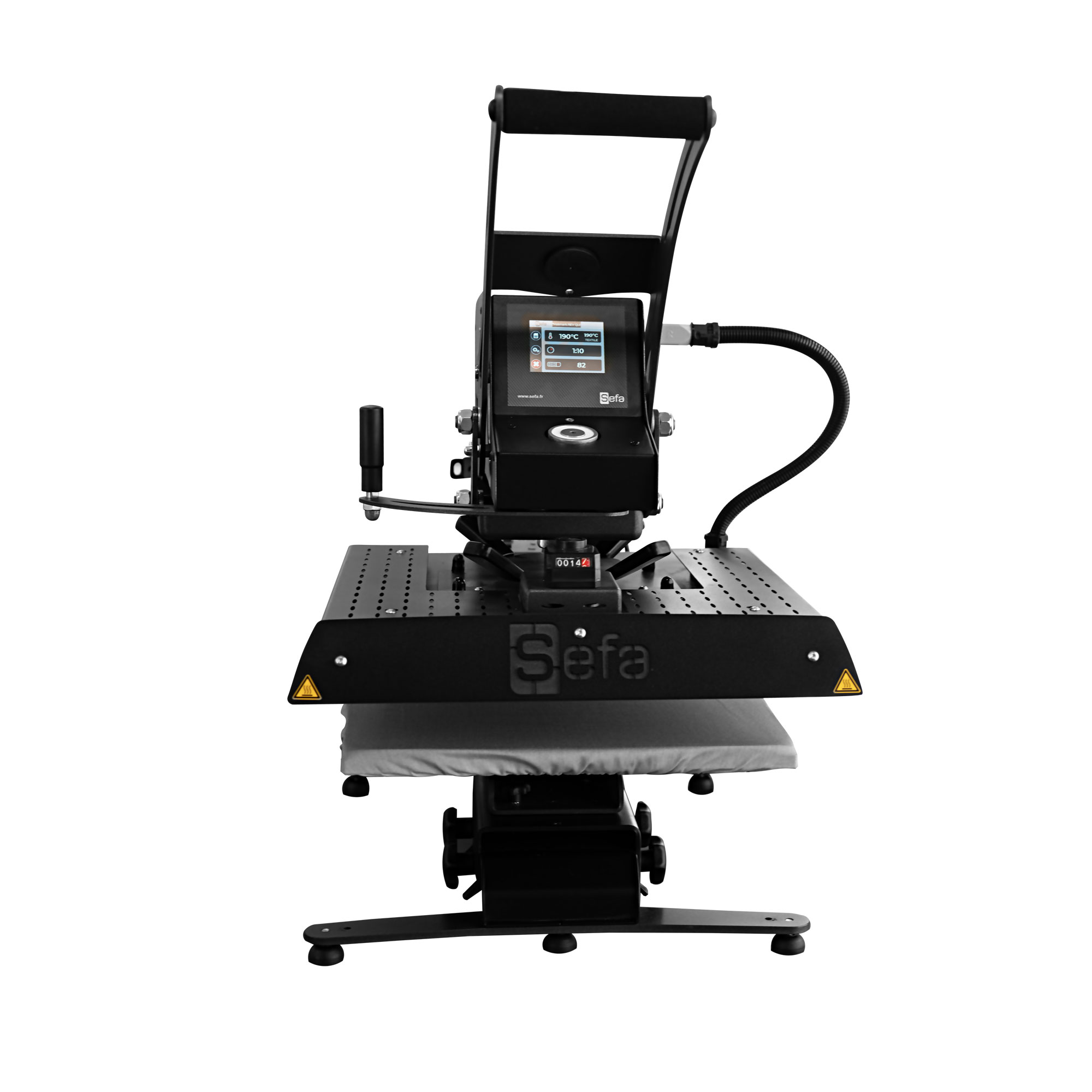 SEFA Transferpresse ROTEX-LITE-V5-PE, Black Edition PE-Version, Transferfläche 40 x 50 cm