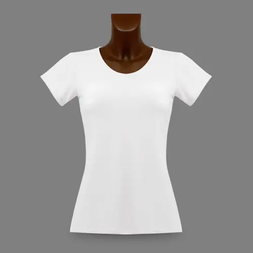 Basic Lady Slim Fit-New Generation, Farbe White, div. Größen