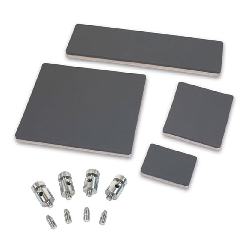 Arbeitsplatten, Set à 4 Stück inkl. Befestigungsset, bestehend aus: