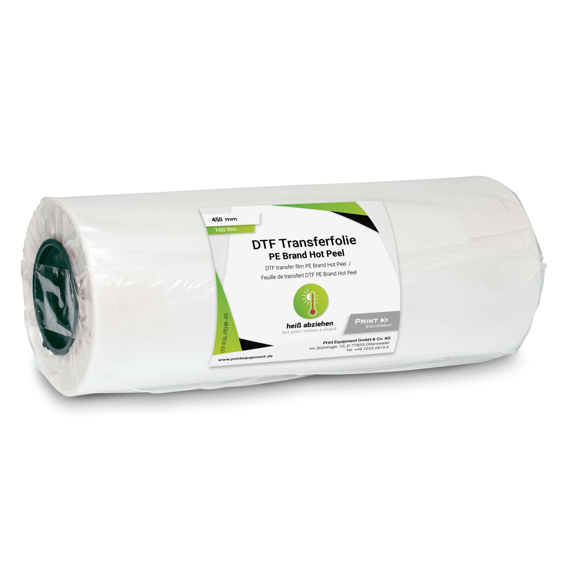 DTF Transferfolie PE Brand Hot Peel / Double Coated Matt, div. Ausführungen DTF Transferfolie PE Brand Hot Peel / Double Coated Matt, div. Ausführungen