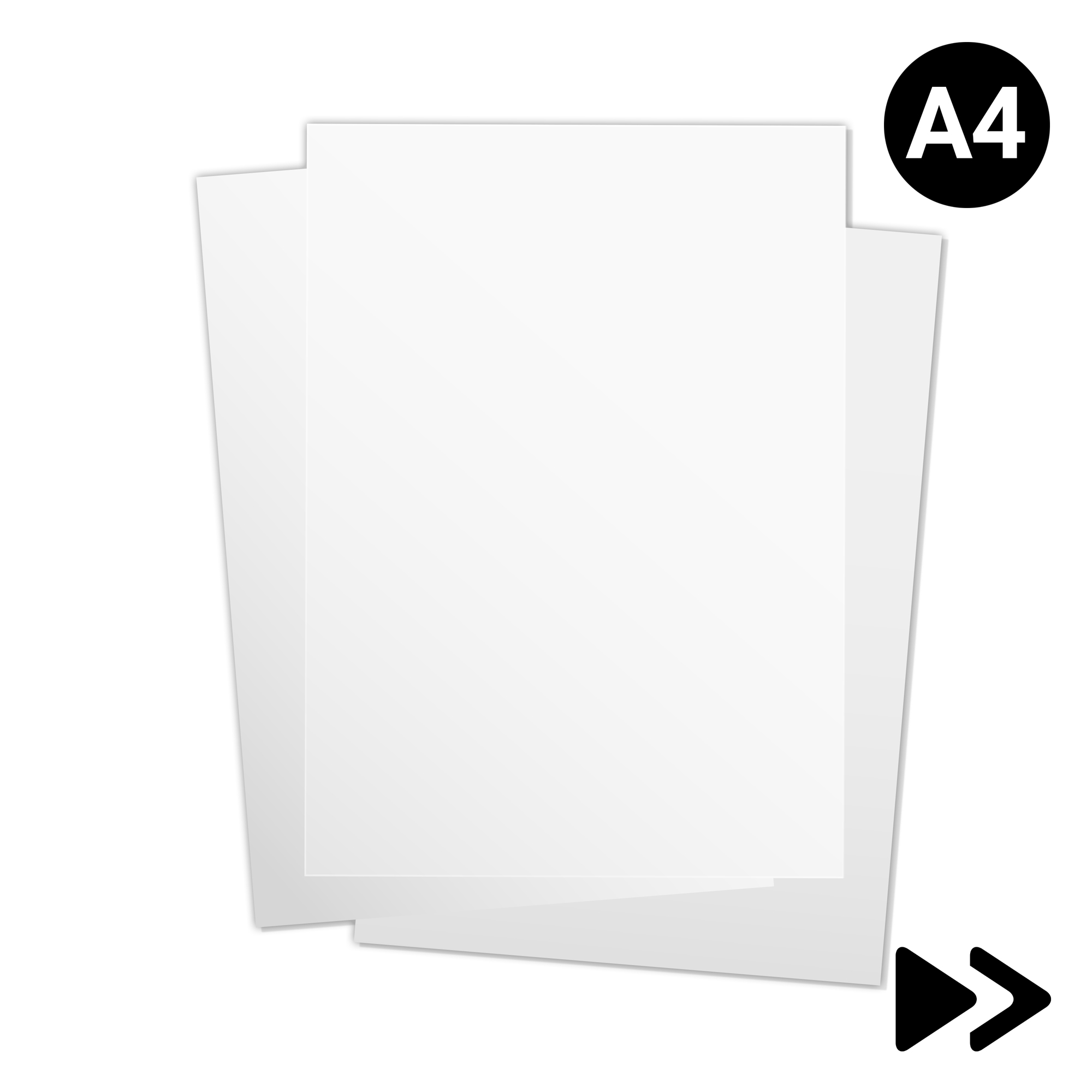 Feuille de transfert DTF PE Brand Hot Peel / Double Coated Matt, diverses versions