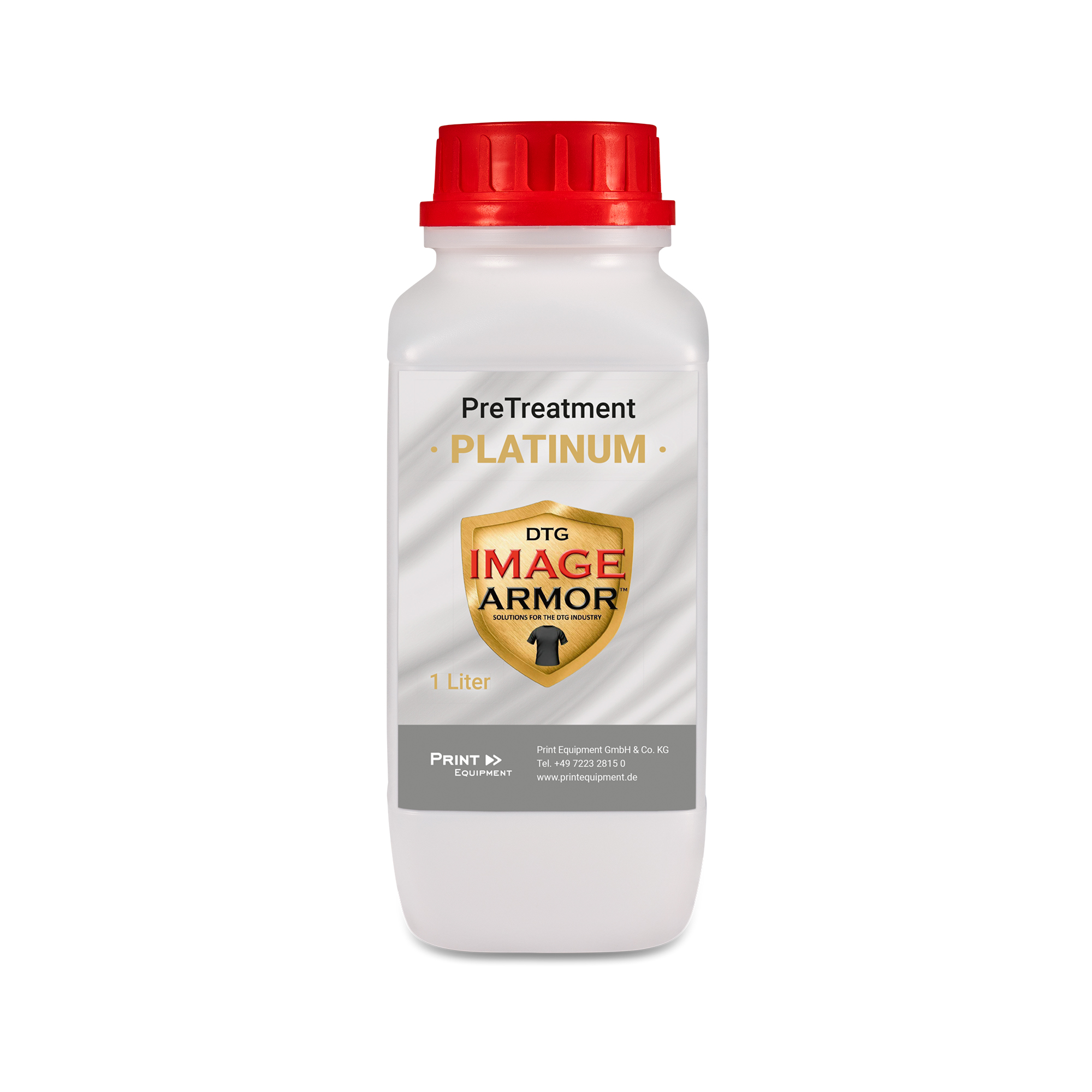 Image Armor™ PLATINUM Vorbehandlungsflüssigkeit, für dunkle und farbige Textilien, div. Füllmengen Image Armor™ PLATINUM Vorbehandlungsflüssigkeit, für dunkle und farbige Textilien, div. Füllmengen