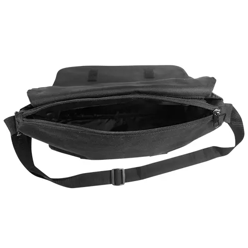 Sublistar® Schultertasche NEAPEL mit wechselbarer Lasche, Schwarz