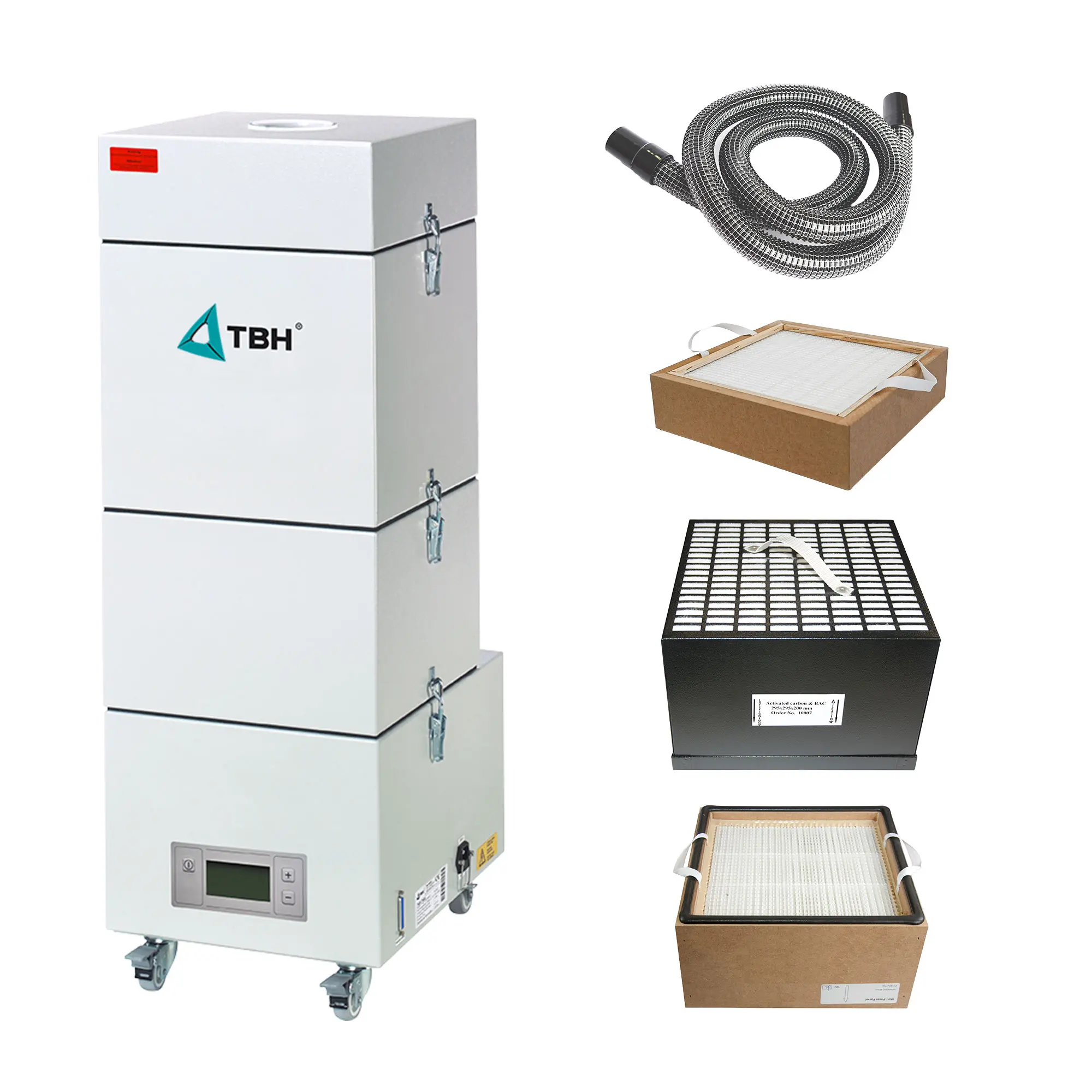 Startset, inkl. Ersatzfilter, Größe 1025 x 350 x 440 mm, bestehend aus: