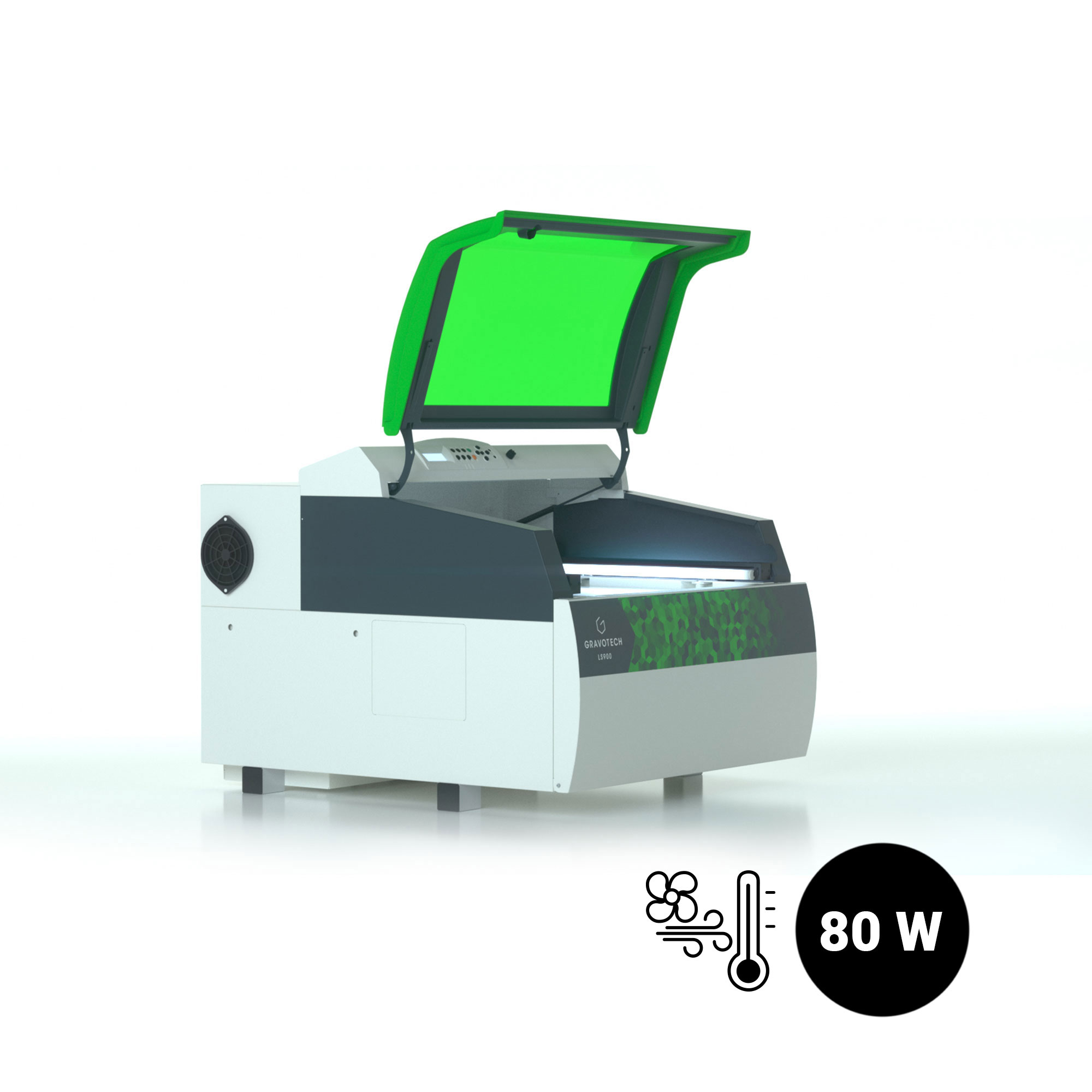 Gravotech LS900 CO2 Graveur Laser, 80 watts Laser CO2 80 watts avec refroidissement par air