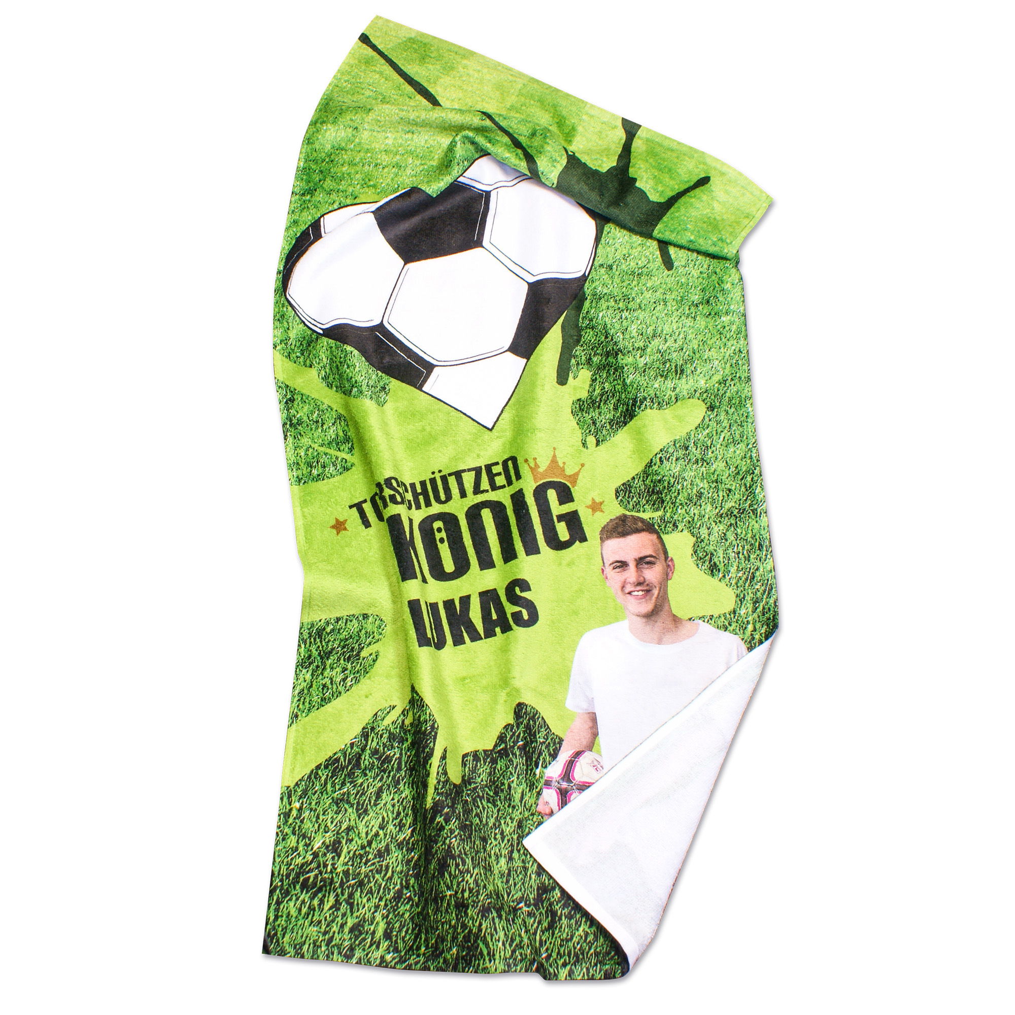 Serviette en microfibres avec un verso en coton, couleur blanc, diverses tailles