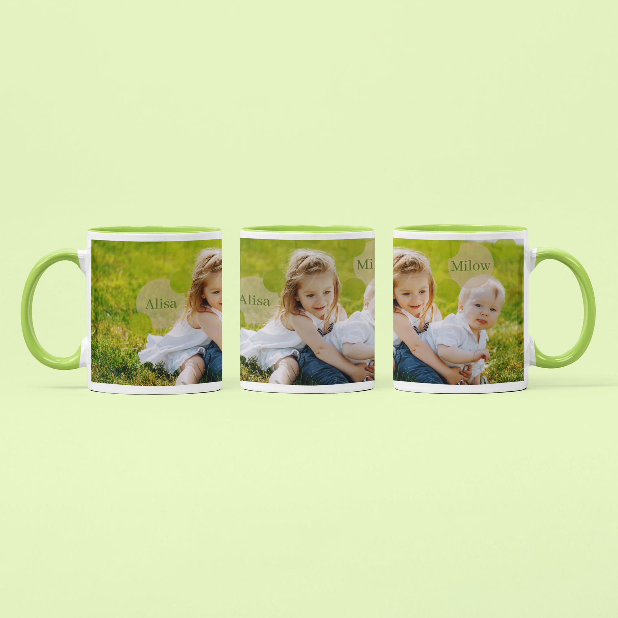 Keramiktasse TWO TONES & HANDLE 11oz, Sublistar®-Coating