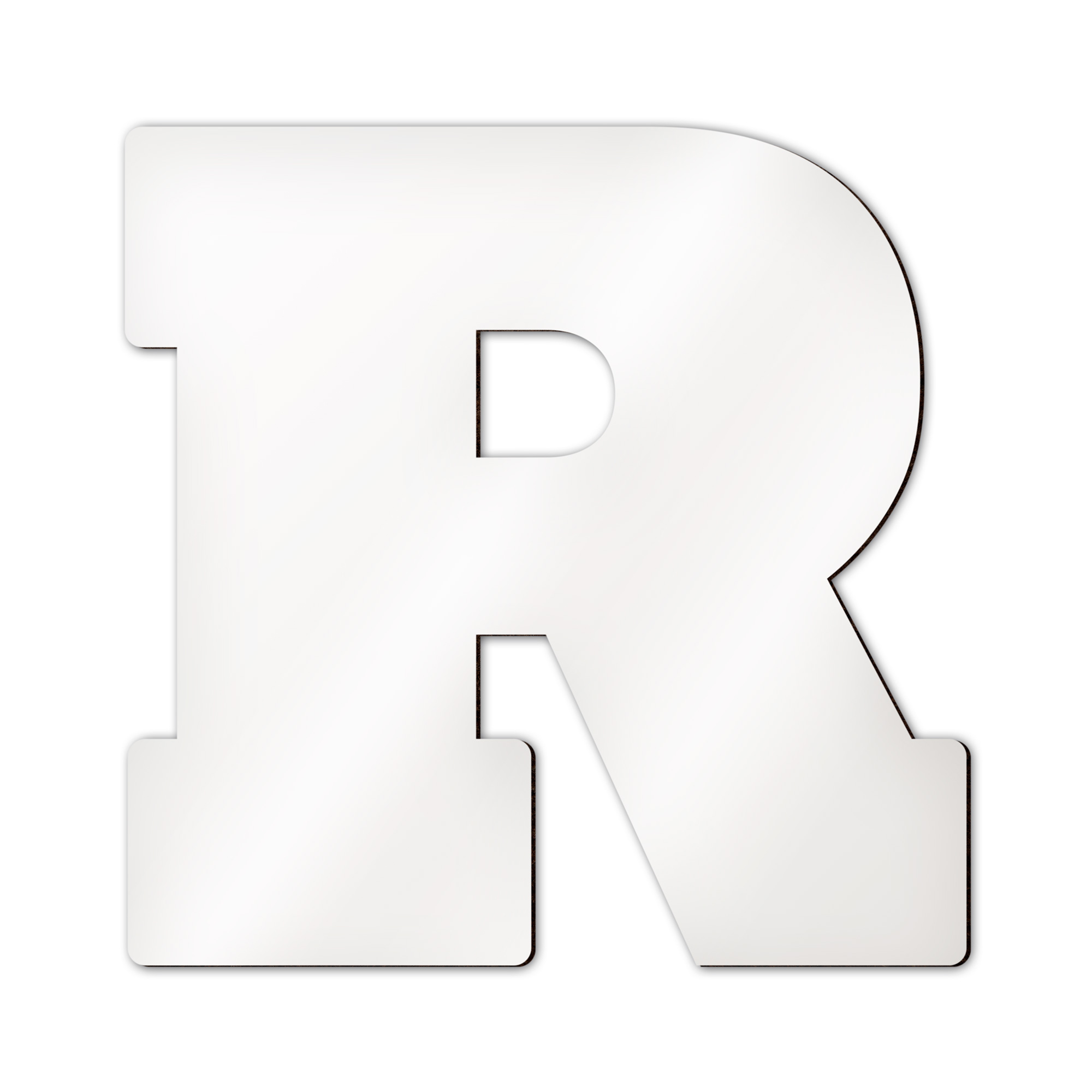 Lettres d’alphabet et caractères spéciaux Sublistar® en MDF, Hauteur 14 cm, 3 mm d'épaisseur, 100 pcs./carton