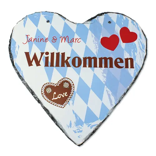 Schiefertafel, weiß-matt, div. Größen