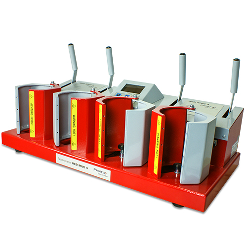 Mug press RED MUG 4, base press, without heat elements