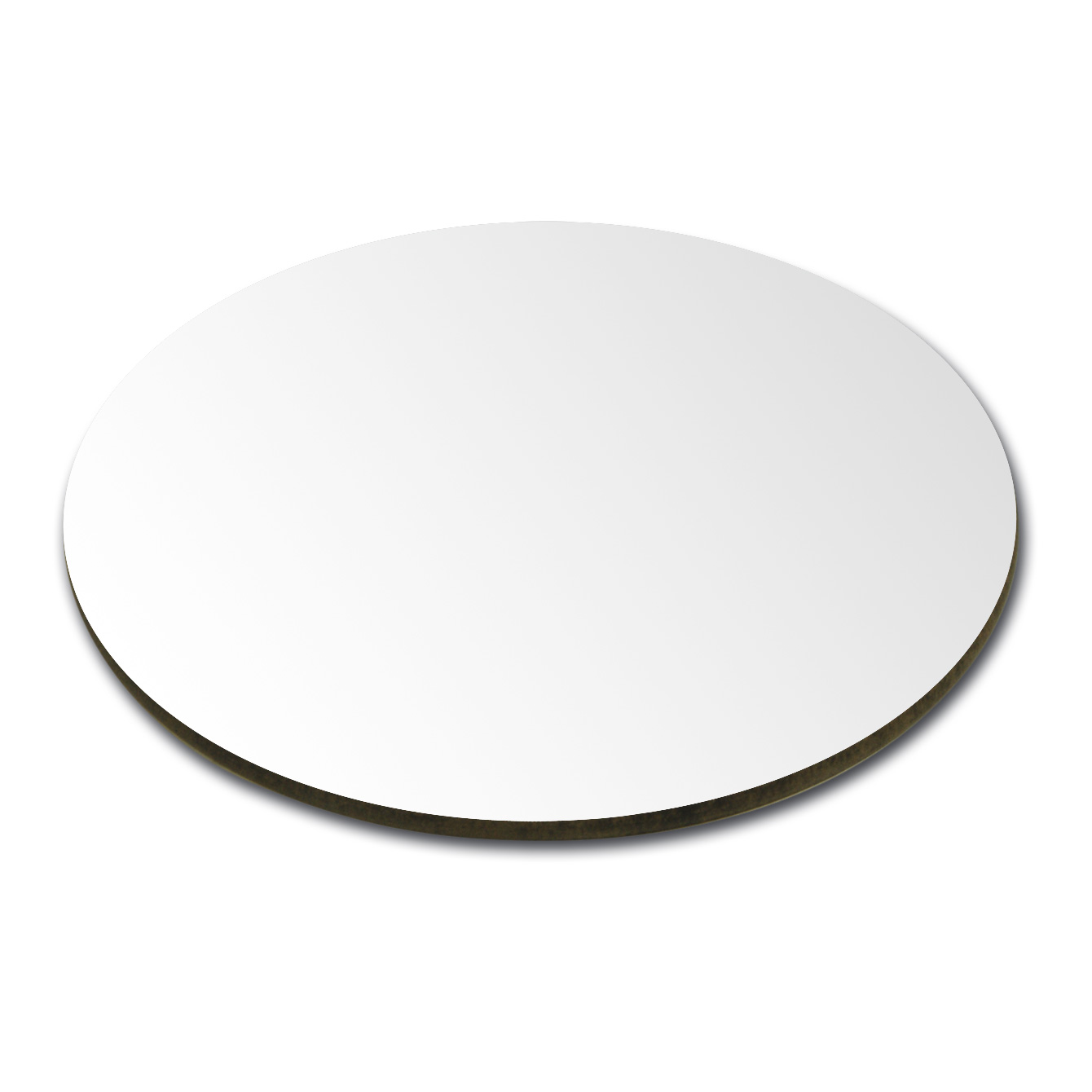 UNISUB Dessous de verre fibre dure Ø 90 mm, épaisseur 3 mm, 40 pcs./carton