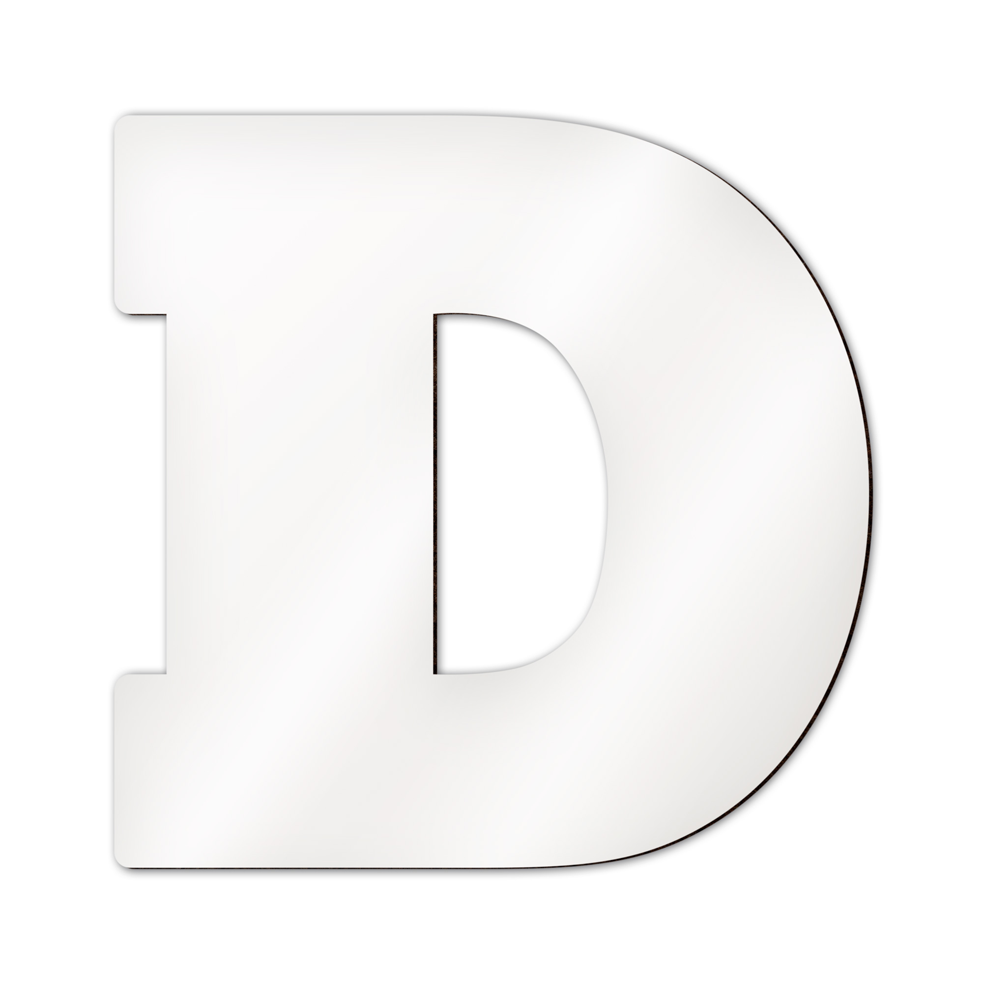 Lettres d’alphabet et caractères spéciaux Sublistar® en MDF, Hauteur 14 cm, 3 mm d'épaisseur, 100 pcs./carton