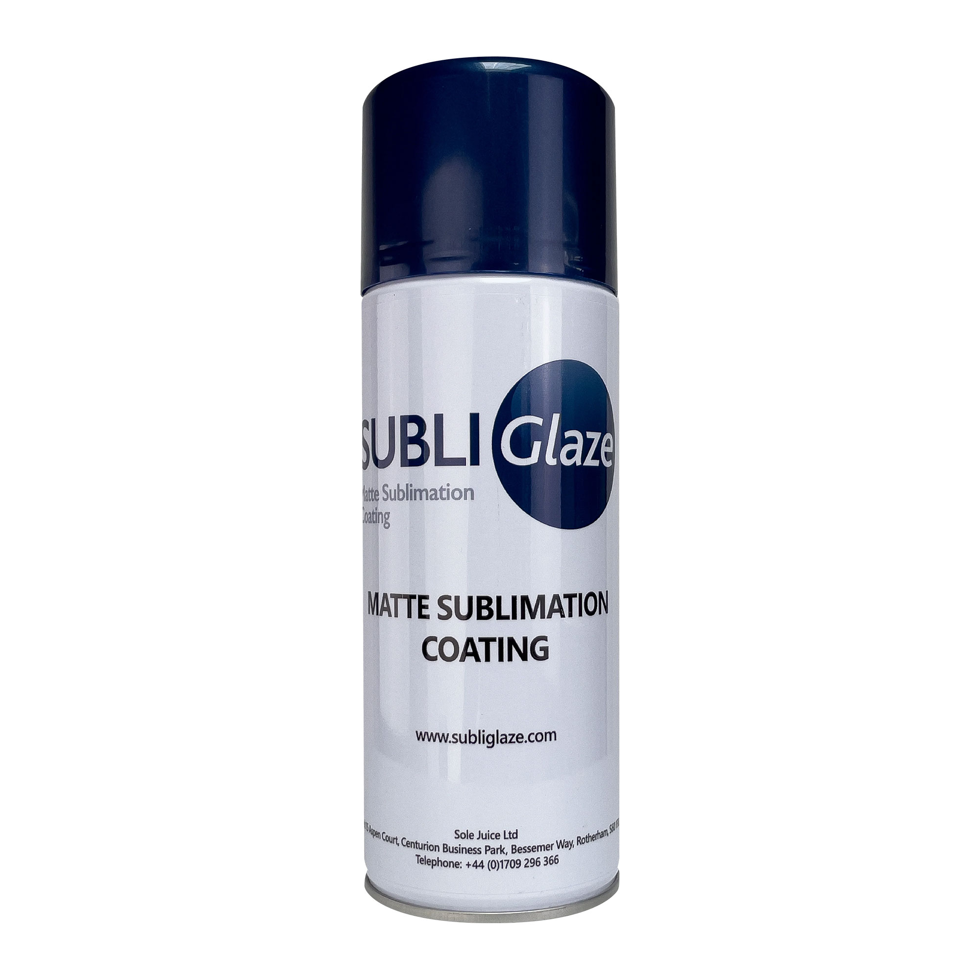 Subli Glaze Klarlack (Matt) für den Sublimationstransfer, 400 ml Sprühdose, schwarzes Etikett