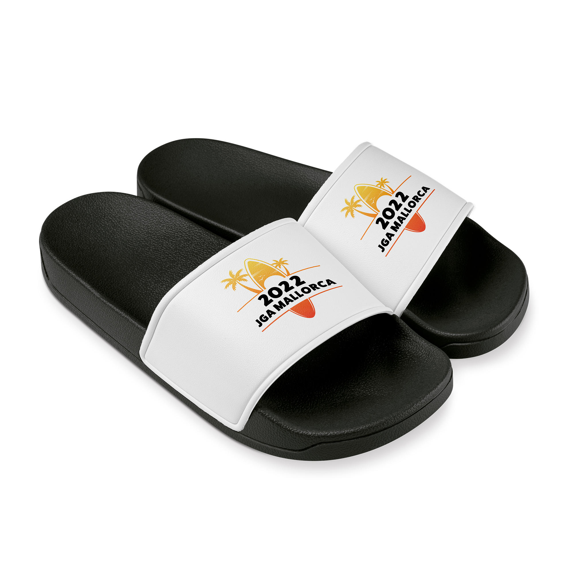 Badelatschen mit bedruckbarer Lasche (für DTF), div. Farben und Größen Badelatschen mit bedruckbarer Lasche (für DTF), div. Farben und Größen