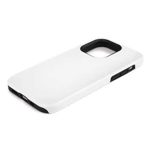 3D Premium Cover für Galaxy und iPhone, Farbe Weiß-glänzend und Farbe Weiß-matt