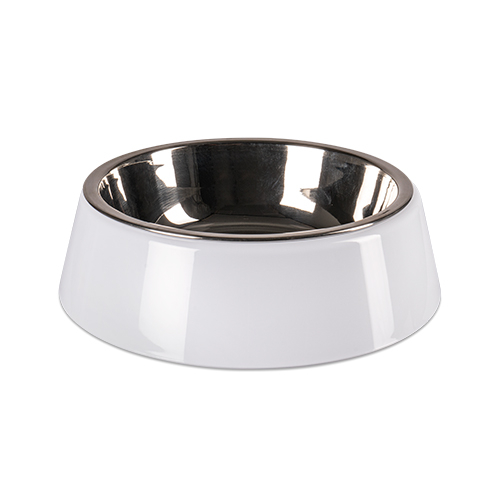 Gamelle pour animaux en plastique polymère avec insert en inox, diveres tailles