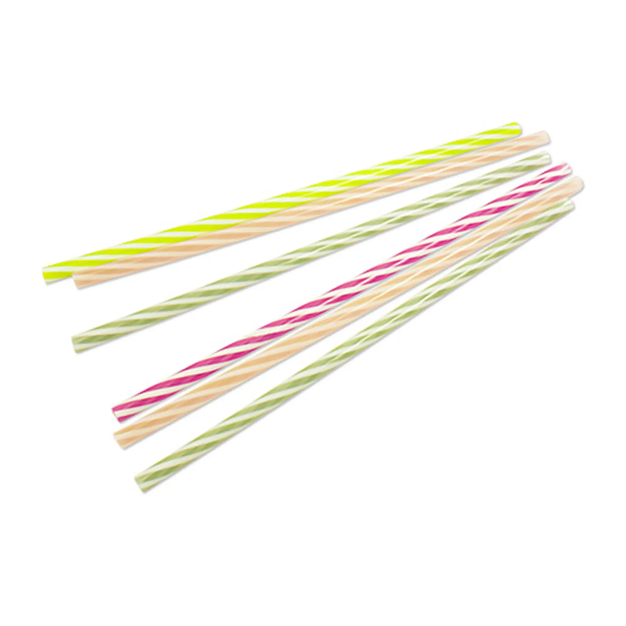 Straw for Mason Jar glass, various colours, 6 pcs./pack