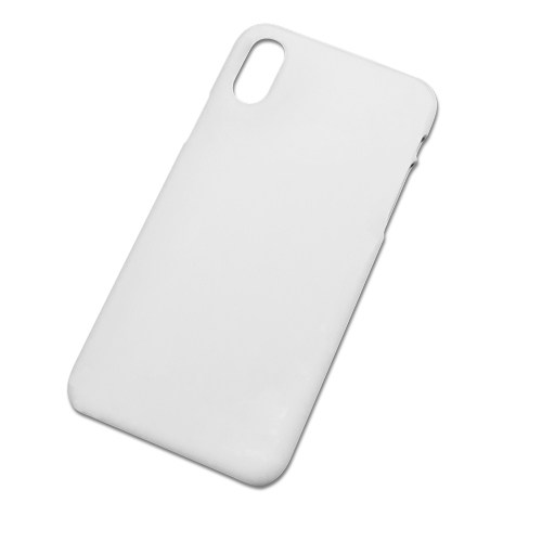 3D Premium Cover für Galaxy und iPhone, Farbe Weiß-glänzend und Farbe Weiß-matt