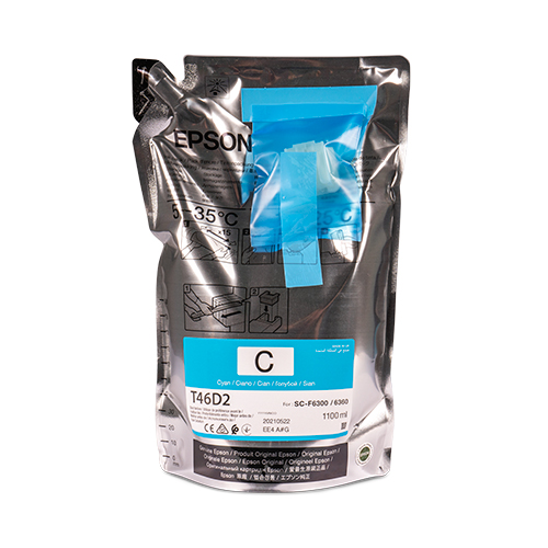 Epson UltraChrome DS, pour SureColor F6300/F9400/F9400H, sachet de 1100 ml, diverses couleurs