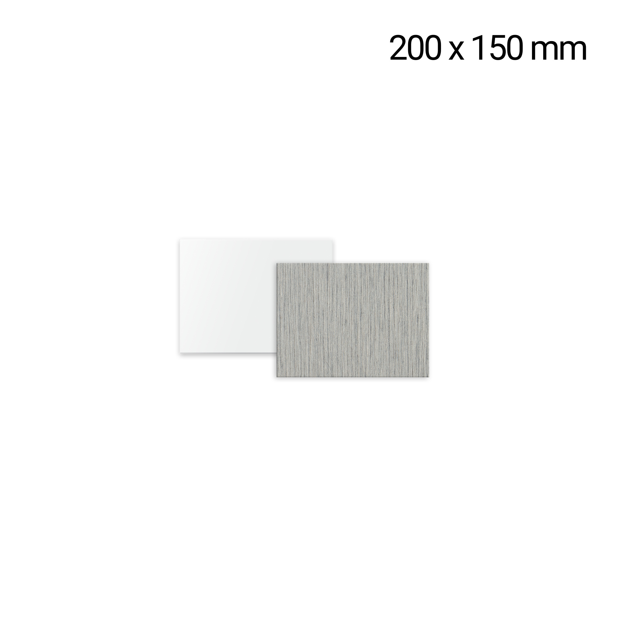 Plaque en aluminium 150 x 200 mm, épaisseur 0,7 mm, diverses couleurs