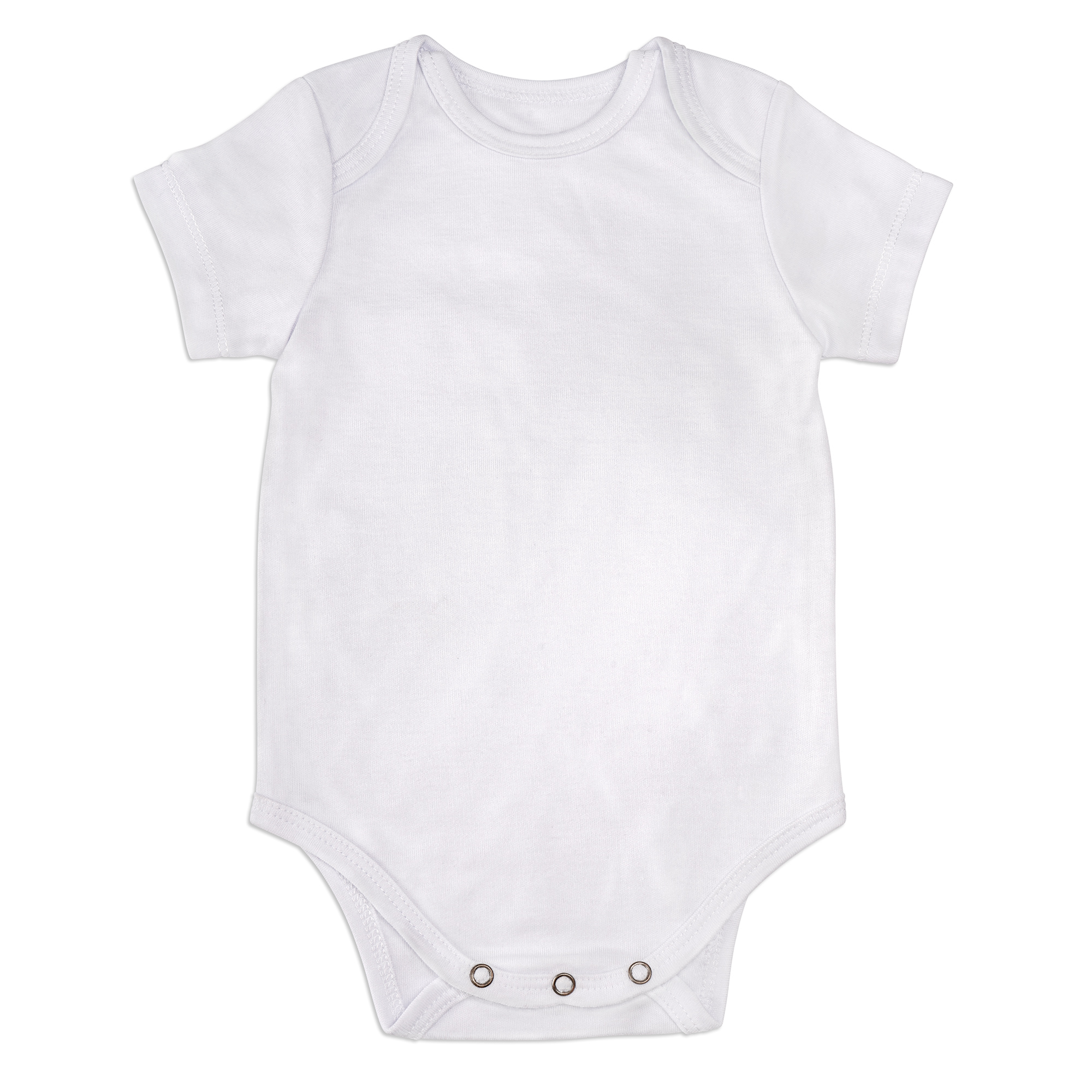 Body blanc pour enfant, manches courtes, diverses tailles