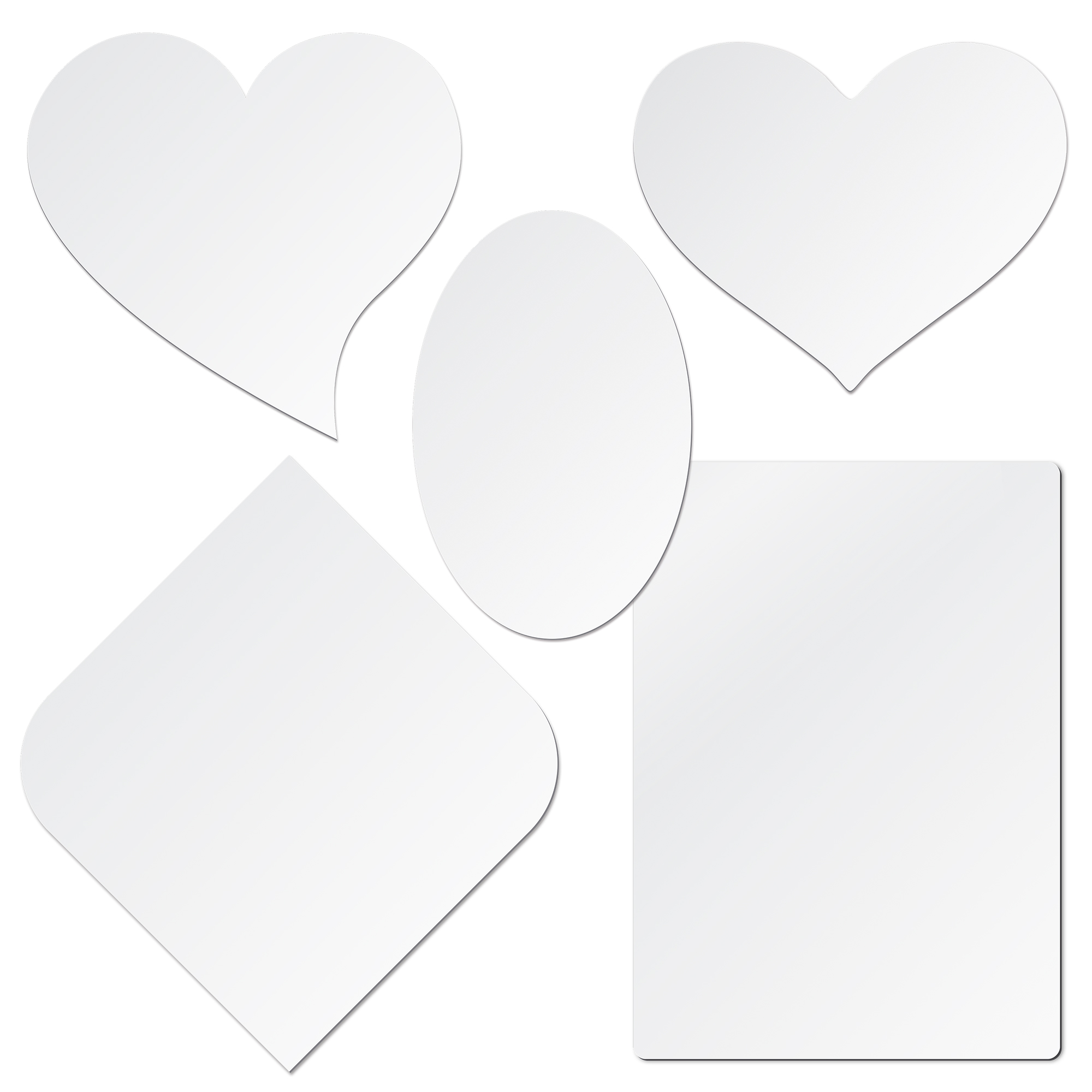 Duraluxe Alu-Fototafel weiß-matt, versch. Größen