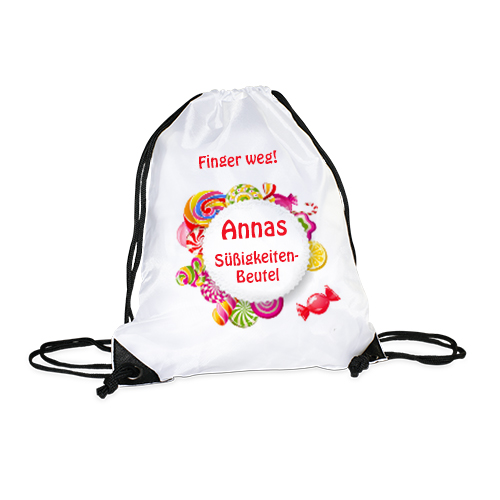 Sac de sport Sublistar®, blanc, taille (LxH) 350 x 440 mm, 10 pcs./pack, 100 pcs./carton