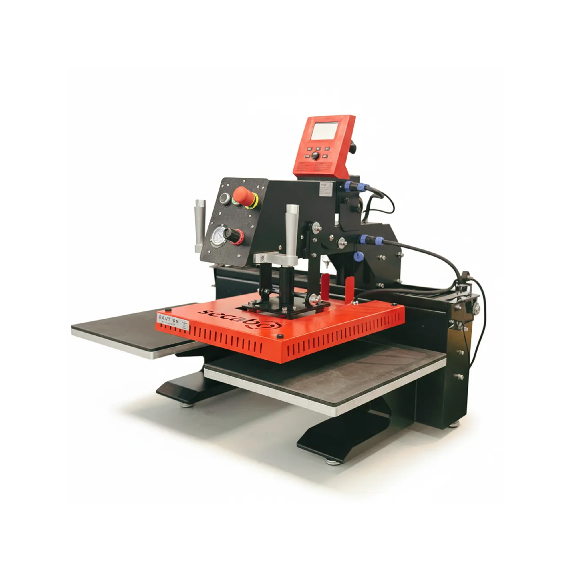 Secabo Pneumatische Transferpresse TPD7 Smart mit Laser, Transferfläche 2 x 40 x 50 cm